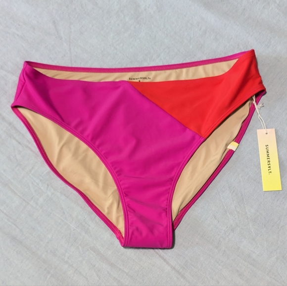 Summersalt bikini bottom in Hibiscus/Grapefruit 🌺👙 - Picture 3 of 7